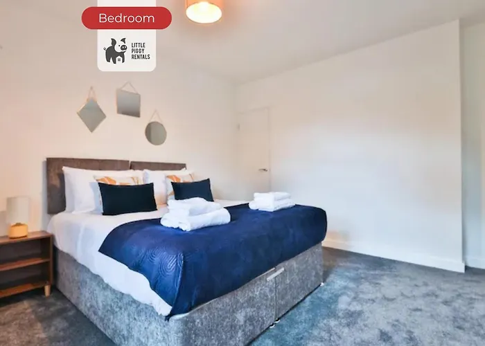 3 Bedroom With 5 Beds, Free Parking And Wifi For Contractors And Families Ferienhaus Bristol