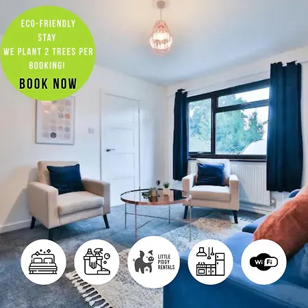 3 Bedroom By Littlepiggyrentals Short Lets & Serviced With Wifi & Free Parking Holiday home