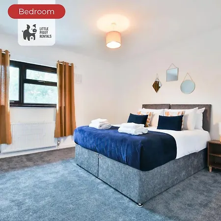 3 Bedroom With 5 Beds, Free Parking And Wifi For Contractors And Families * 브리스틀